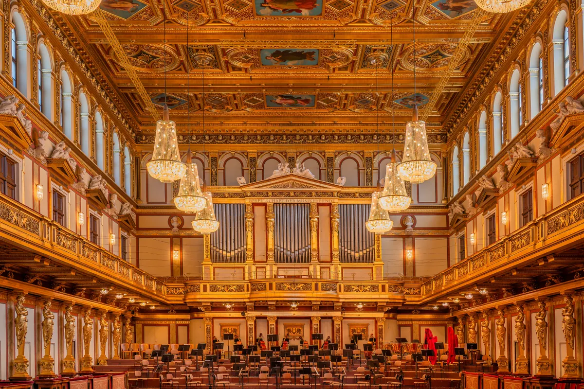 Vienna,,Austria,-,June,28th,,2025:,Golden,Concert,Hall,Interior