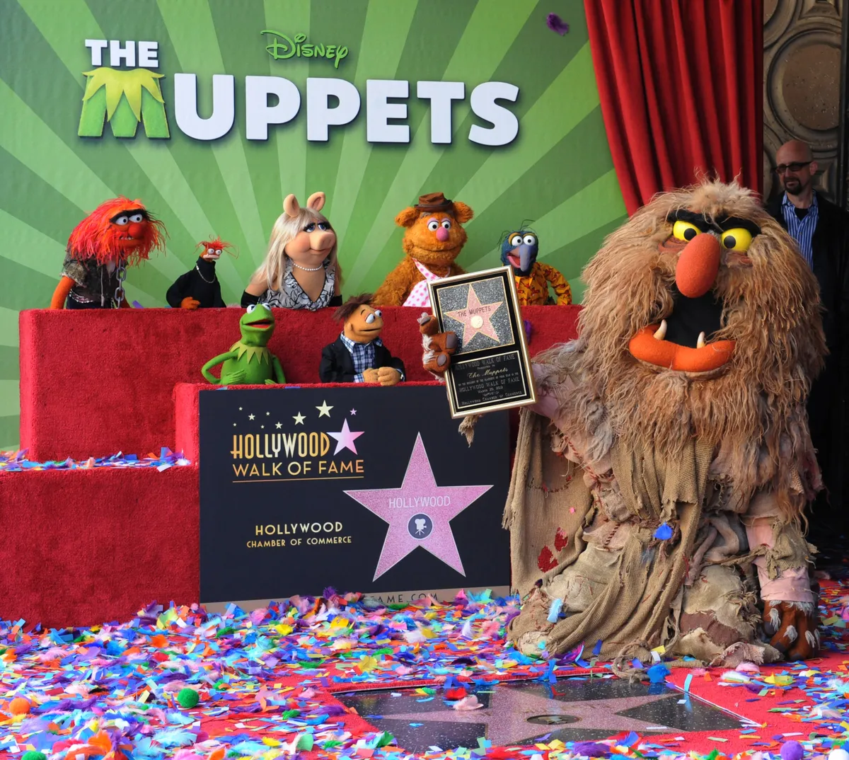 A Muppet Show még csillagot is kapott a Hollywoodi Hírességek Sétányán (Fotó: UPI Photo / eyevine)
