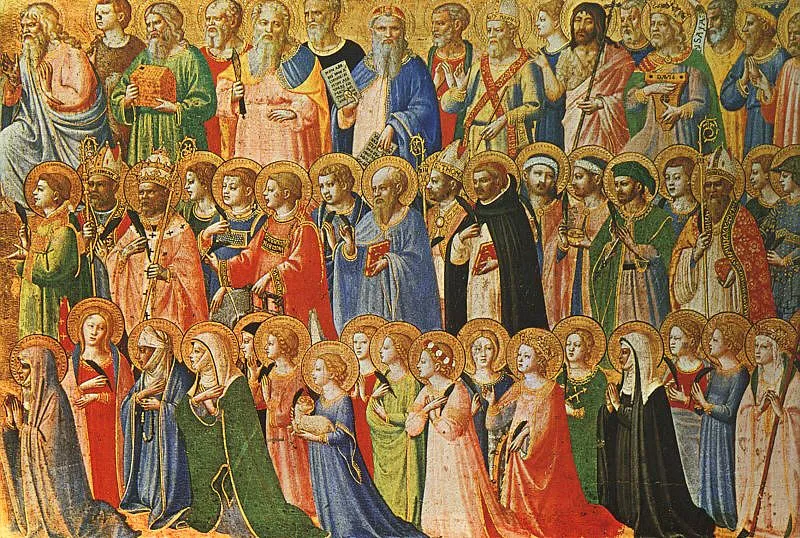 őszi ünnepek: mindenszentek, akiket Fra Angelico is megörökített