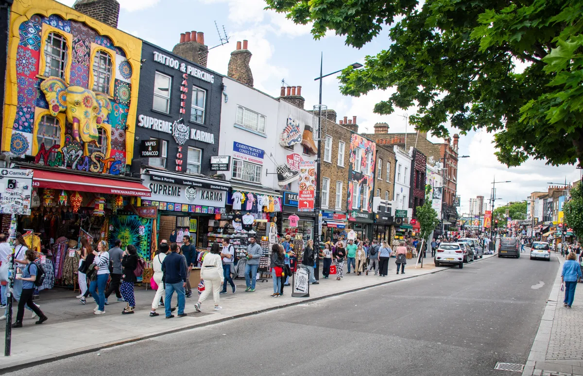 látnivaló Londonban a Camden Market