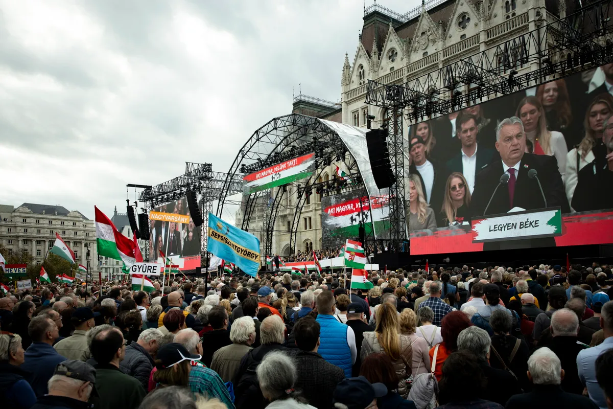 Orbán Viktor a Békemeneten