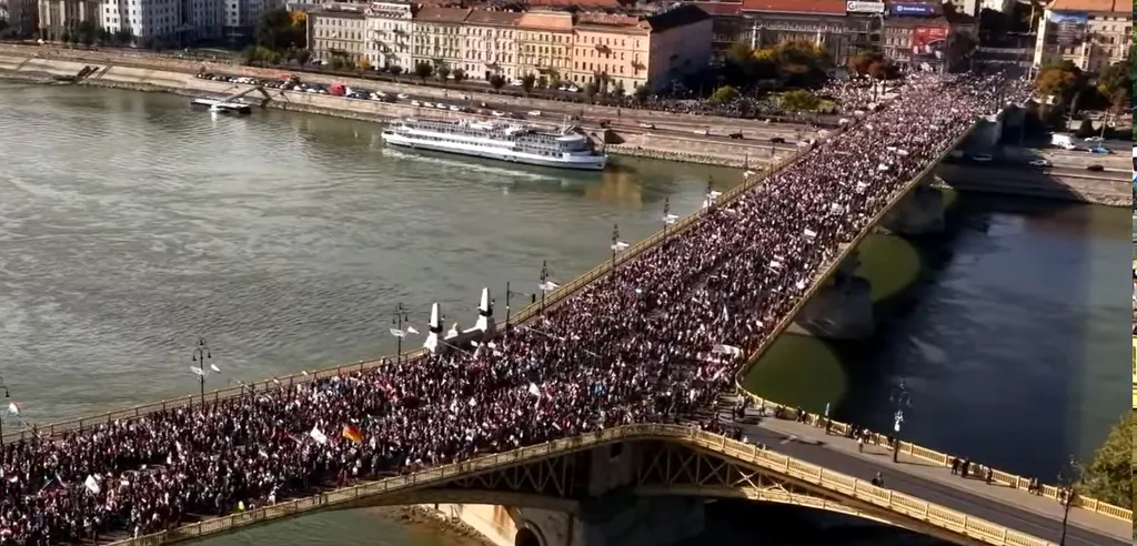 békemenet október 23 drón