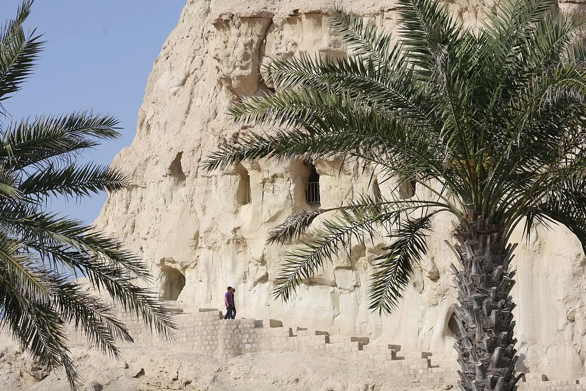 Az iráni Qeshm-sziget Khorbas-barlangja