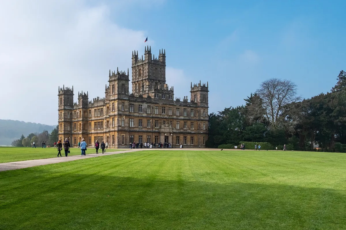A Downton Abbey sorozat forgatási helyszíne