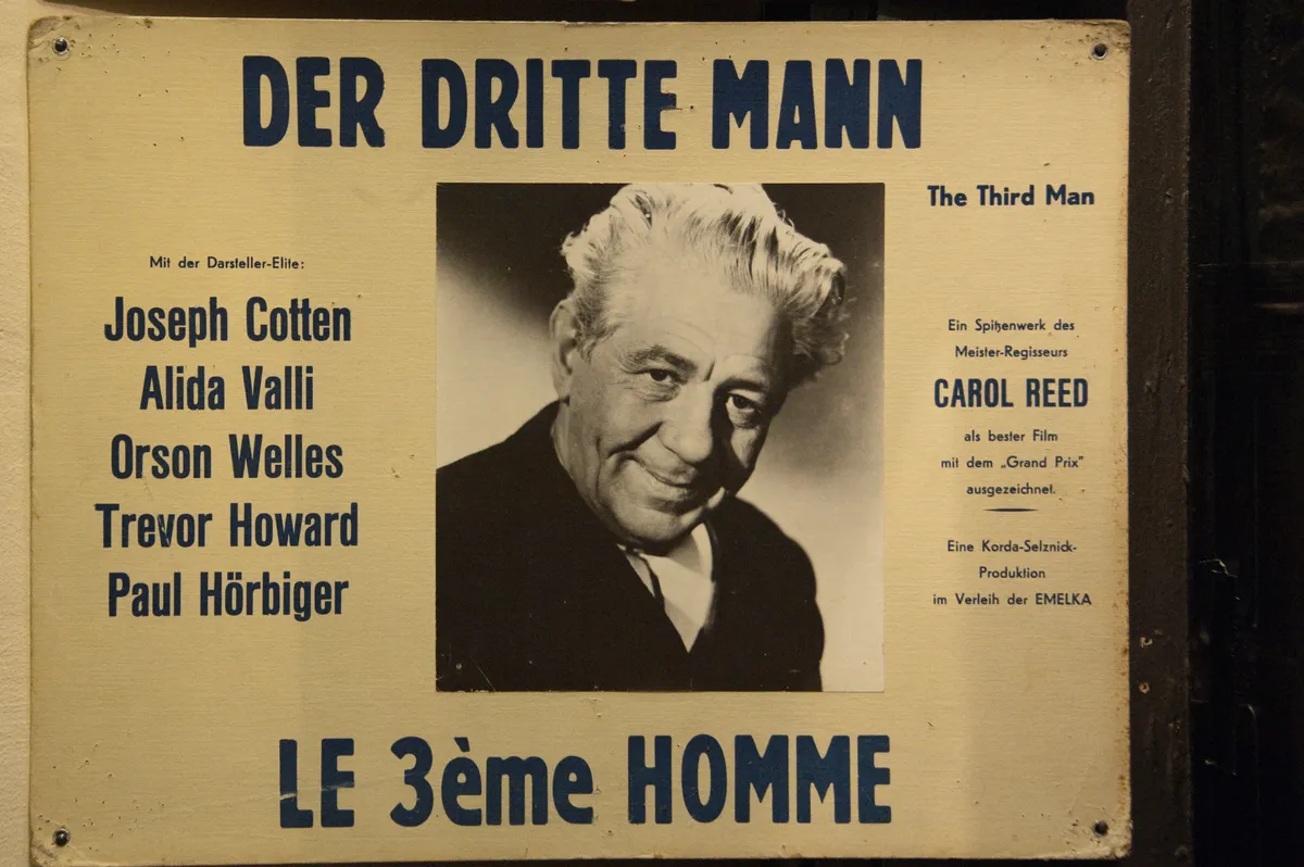 A harmadik ember című film plakátja