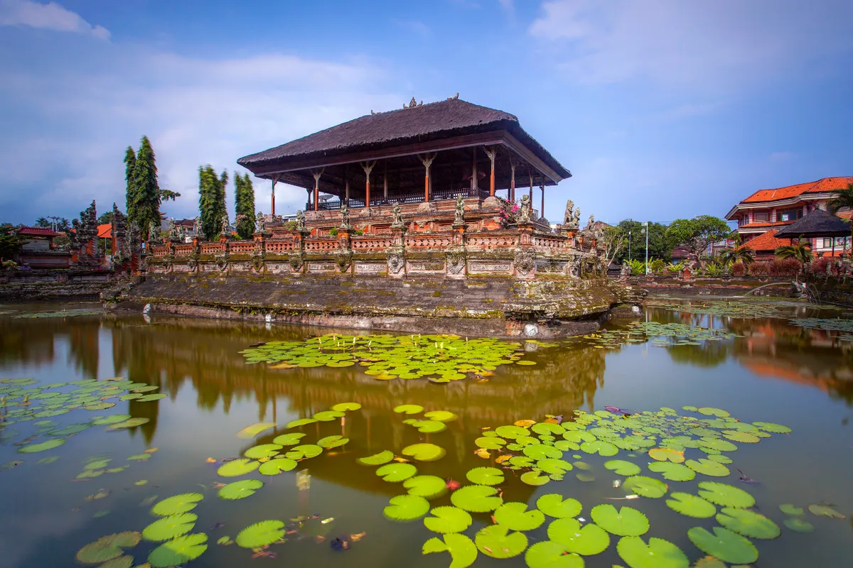 A Kertha Gosa pavilon Bali szigetén