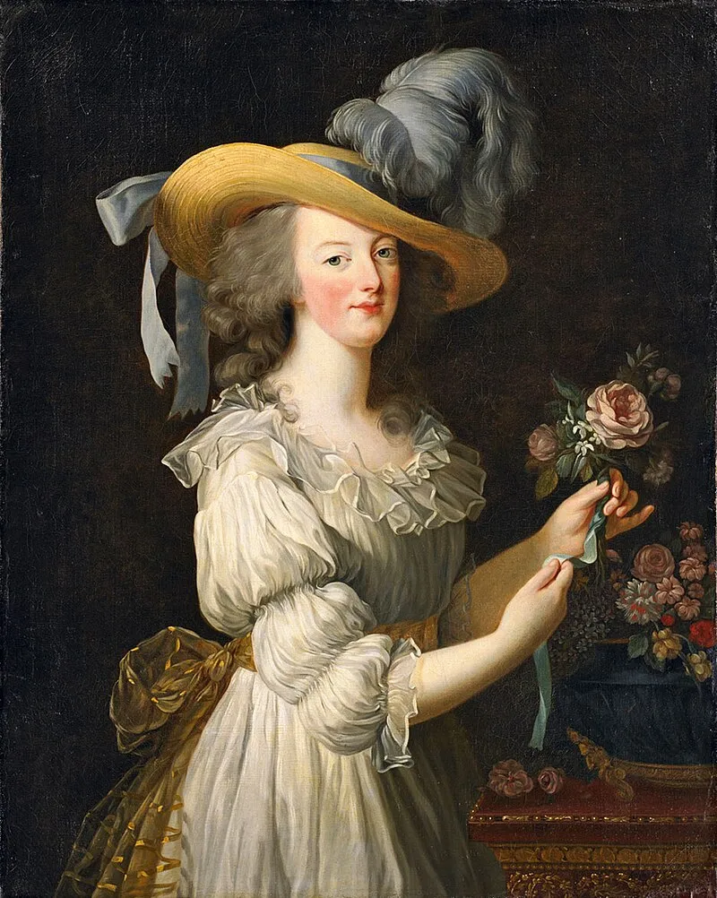 Marie Antoinette az illetlen viseletben