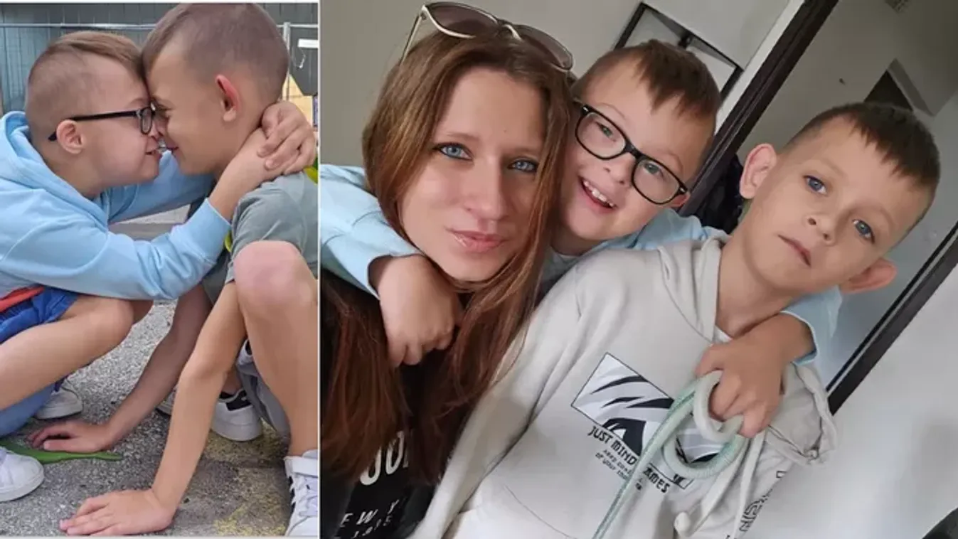 „Volt, aki azt tanácsolta, hogy adjam intézetbe” – Valéria egyedül neveli a Down-szindrómás Dominikot és az öccsét, Patrikot