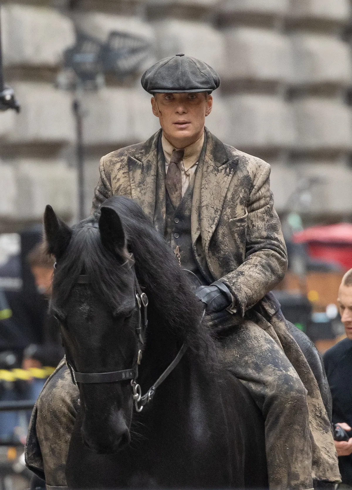 Cillian Murphy Tommy Shelby szerepében a nagysikerű Peaky Blinders sorozatban (Fotó: Anita Maric / SWNS)