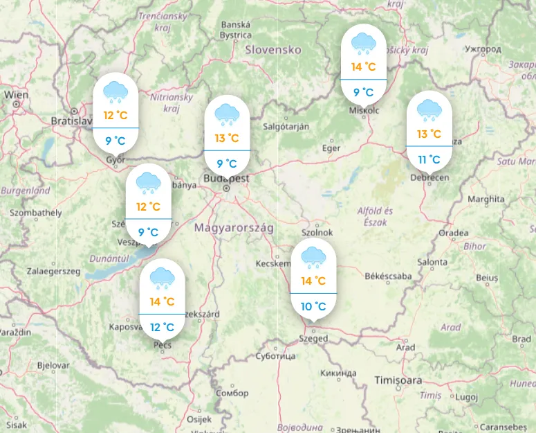 Hidegrontot hozott az időjárás. 