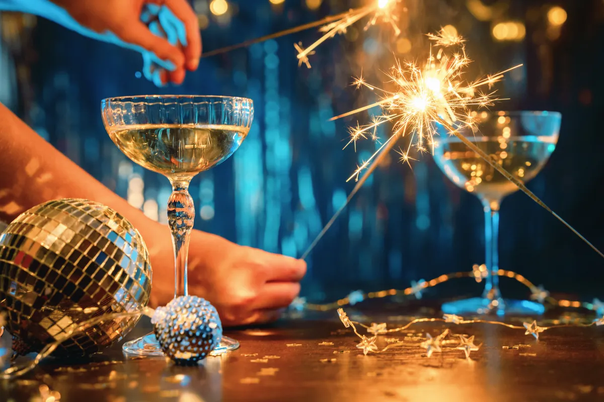 Pezsgő szilveszterkor