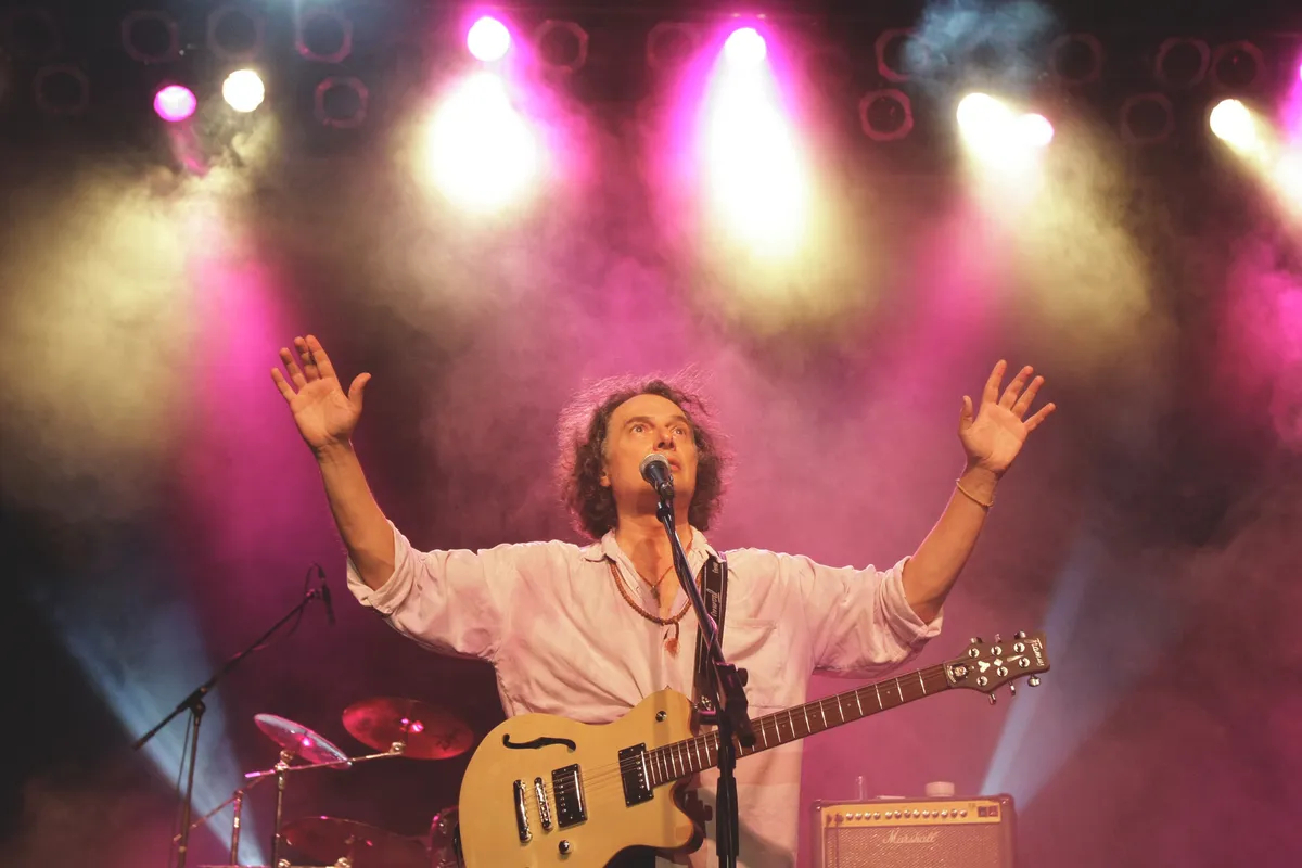 Laár András a színpadon