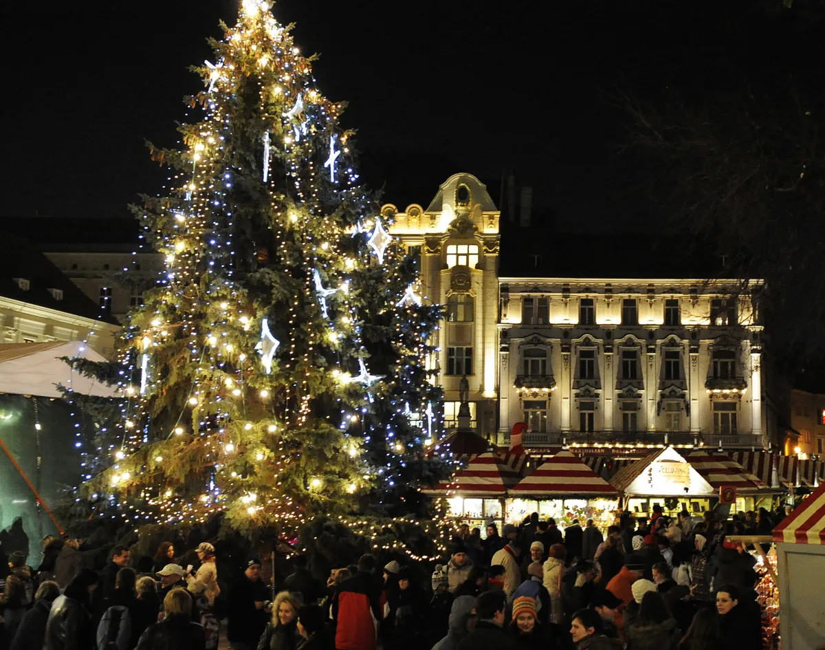 Karácsonyi forgatag Pozsonyban