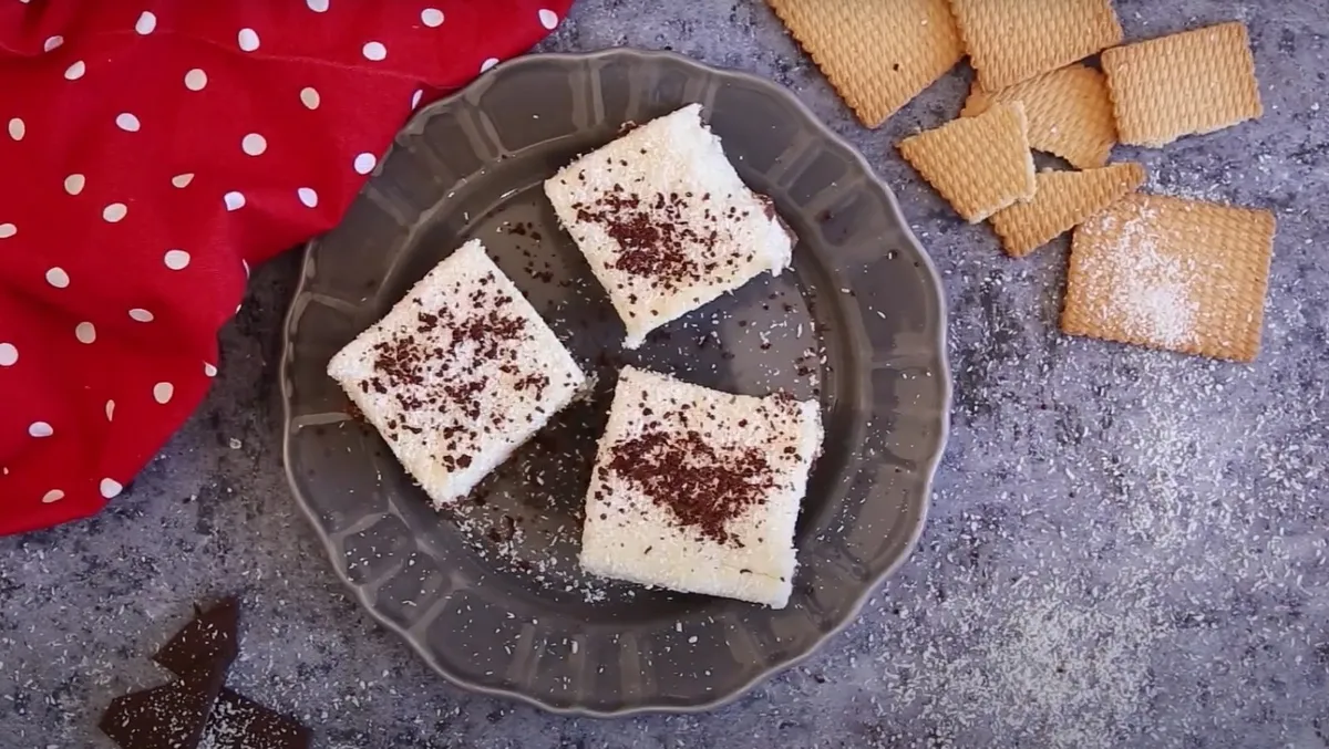 Rumos-kókuszos kocka zserbó helyett.