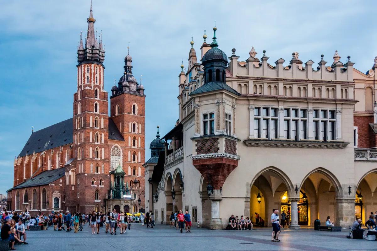 Krakkó látnivalói főtér