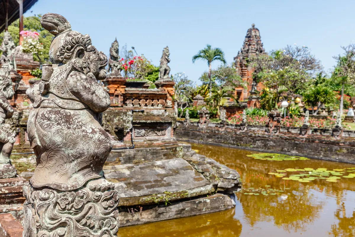 A Kertha Gosa pavilon Bali szigetén