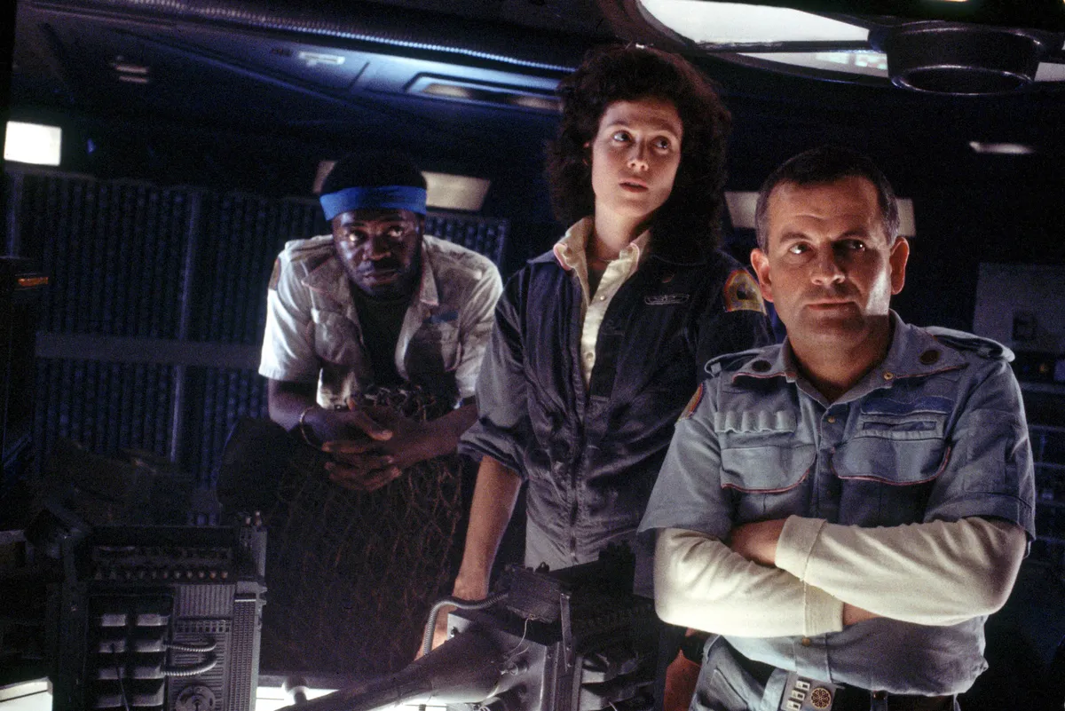 Sigourney Weaver és az Alien szereplői