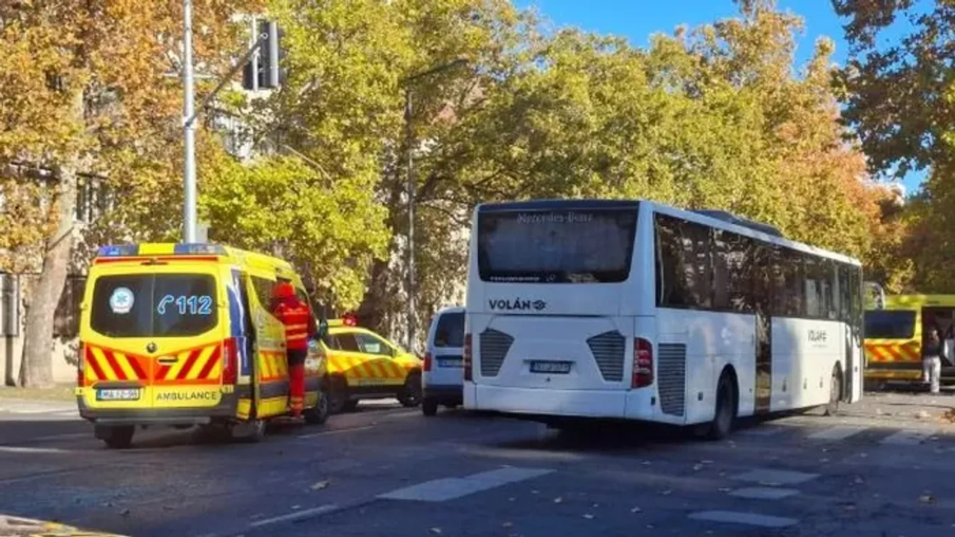 Sokkoló buszbaleset történt Békéscsabán, többen is megsérültek