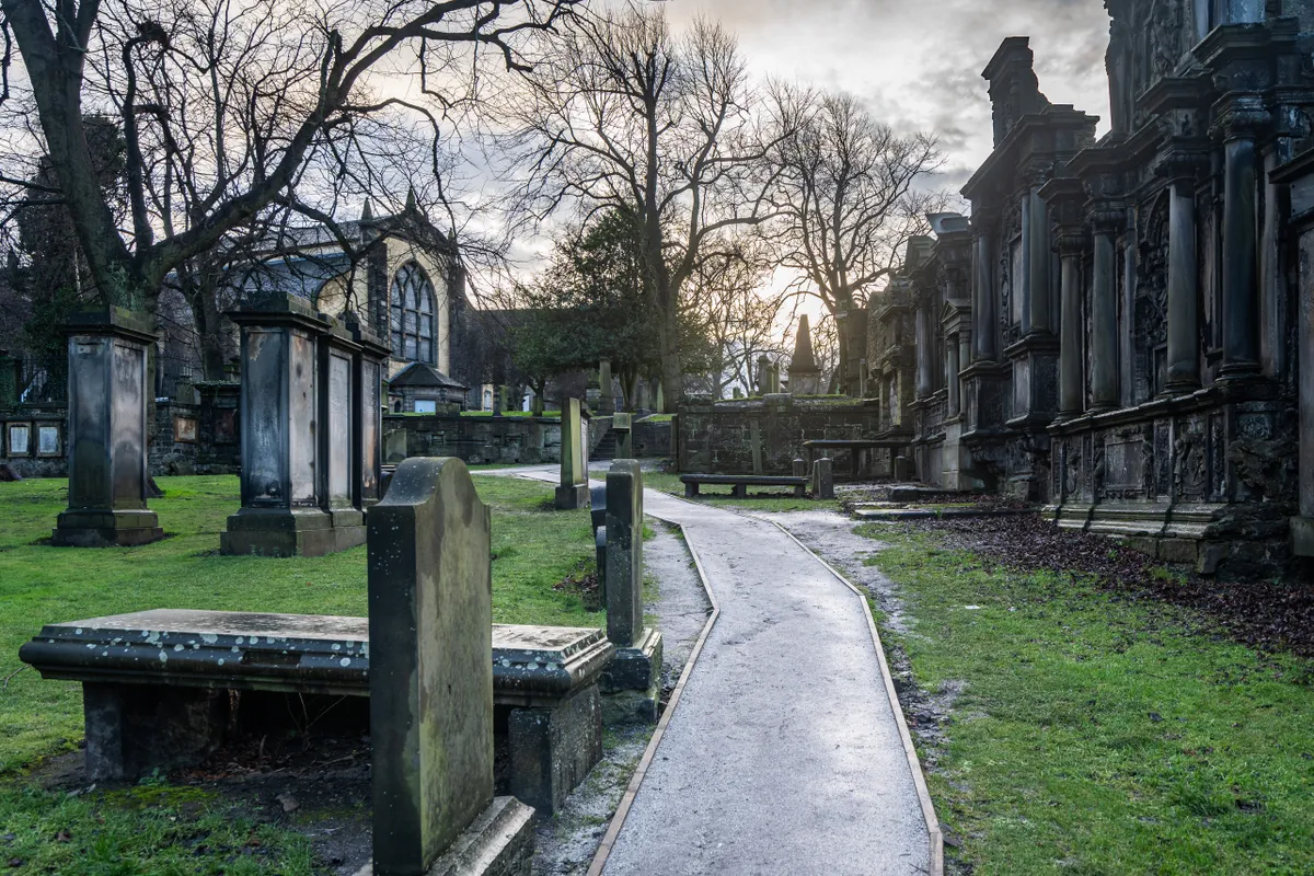Greyfriars Kirkyard, Edinburgh, Skócia