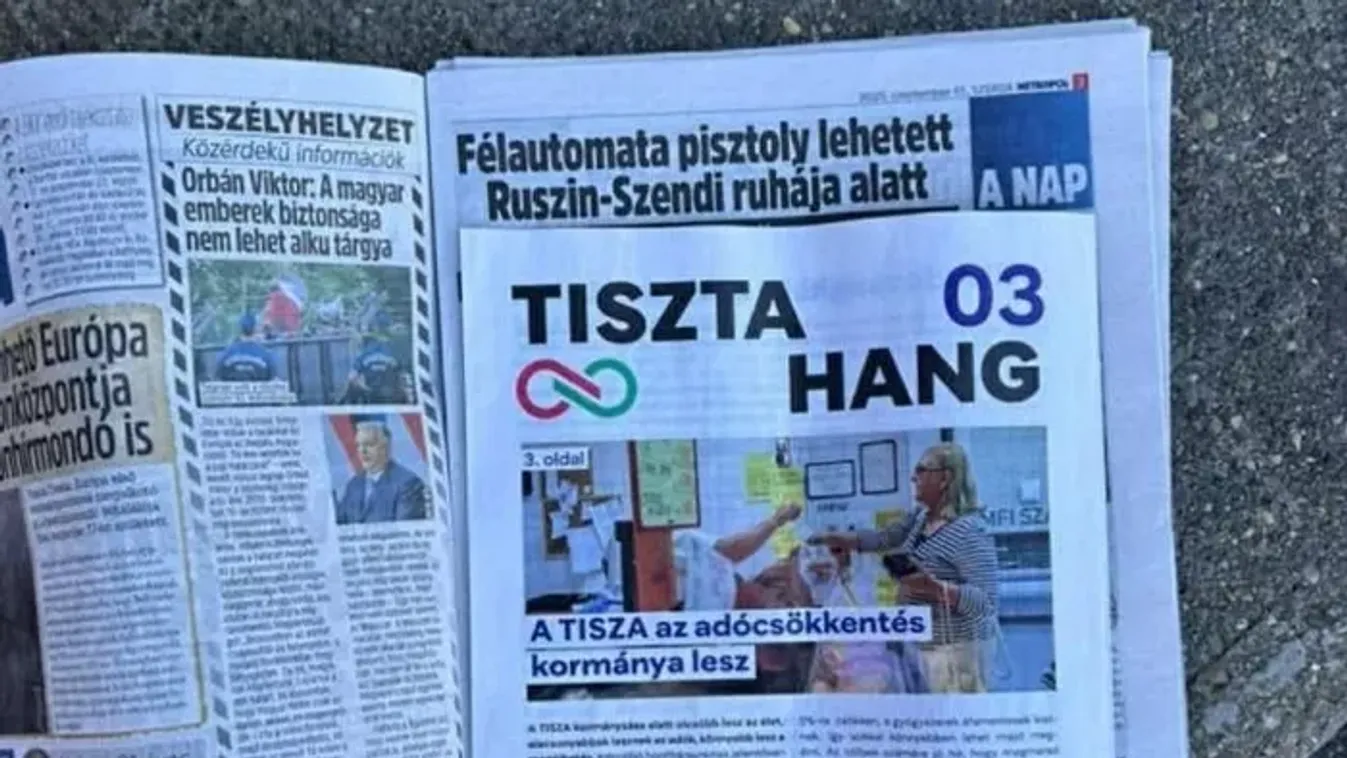Botrány: Tiszás szórólapokat csempésznek a Metropolba