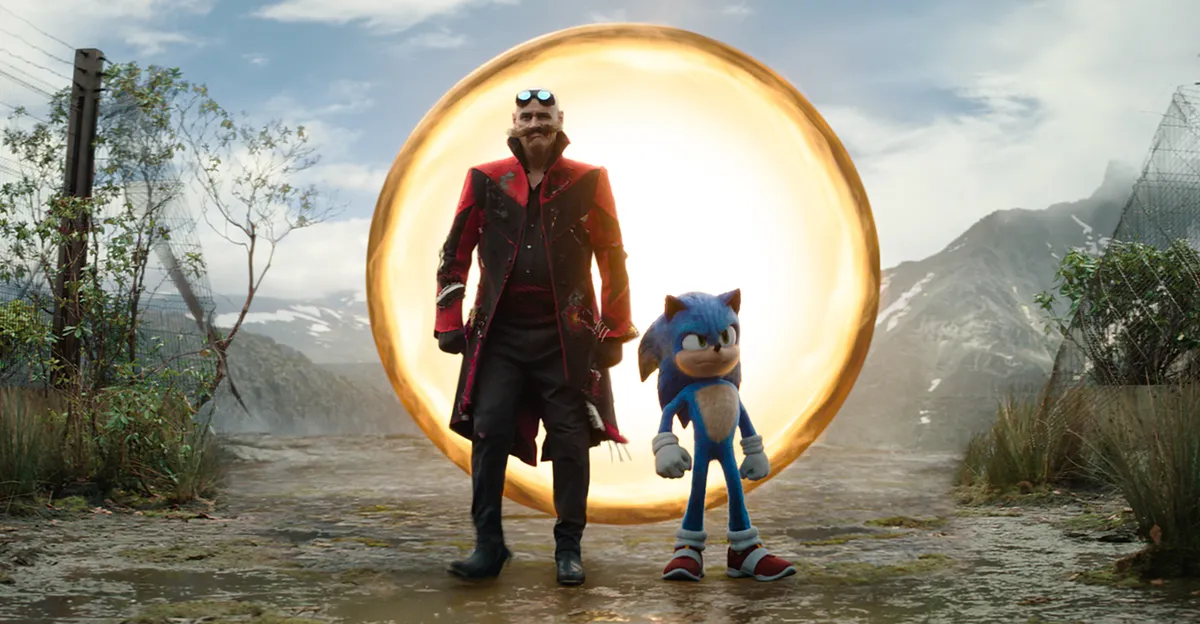 Jim Carrey és Sonic, a sündisznó