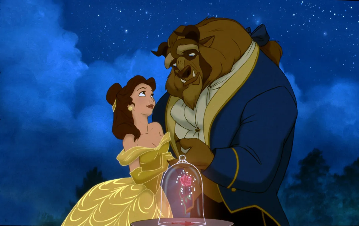 A képen Belle és a Szörnyeteg ha szereted a Disney-t töltsd ki a kvízt.
