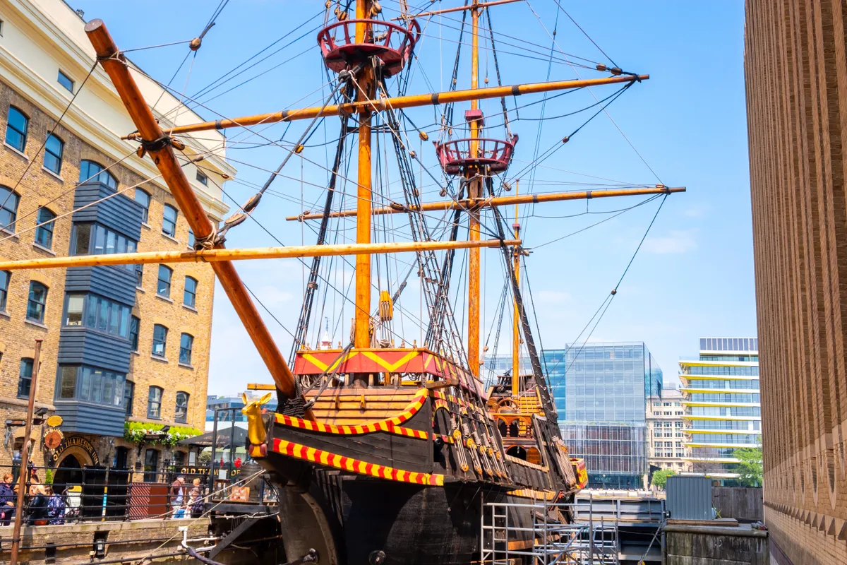látnivaló Londonban a Golden Hinde