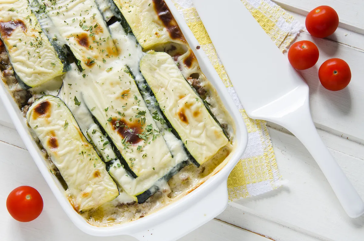 Cukkinis-krumplis muszaka - egy másik kedvenc fogyókúra recept