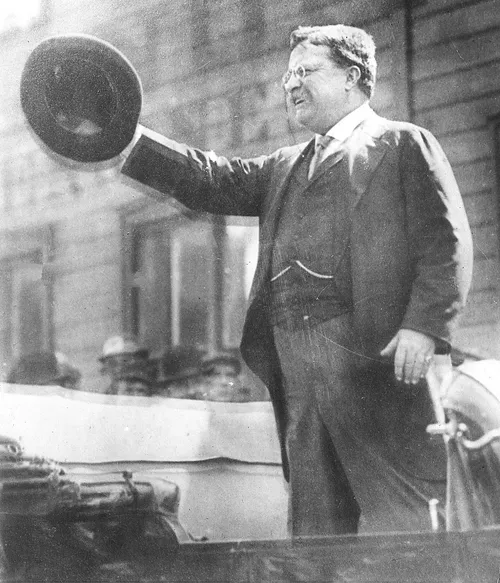 Roosevelt elnök nem sokkal a merénylet előtt