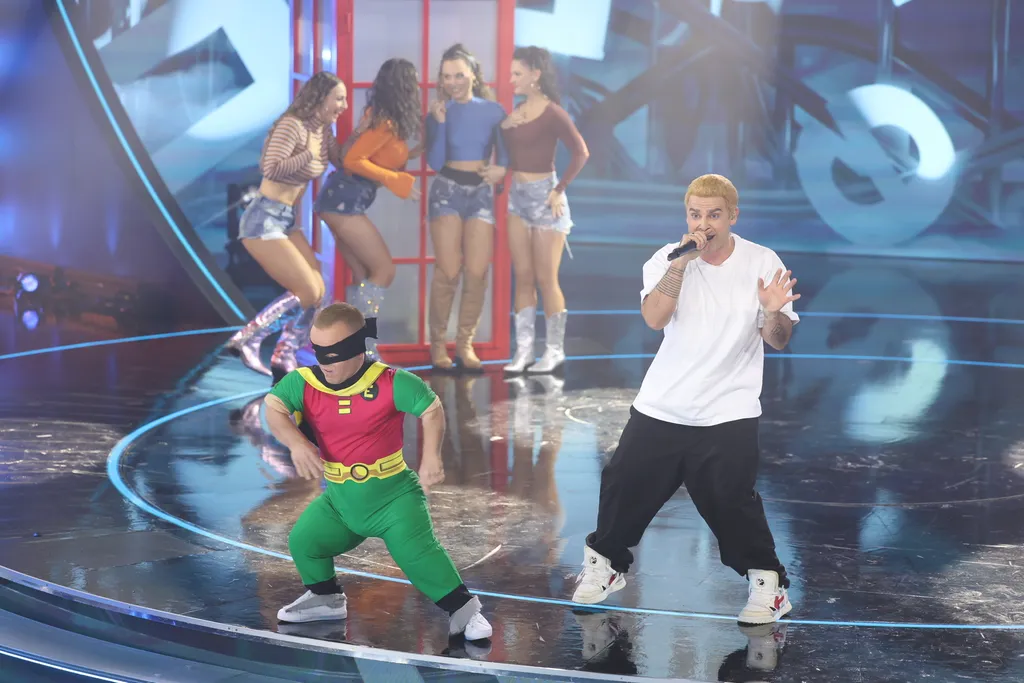 A Sztárban Sztár All Stars 7. élő adásában Horváth Tomi Eminemként tért vissza
