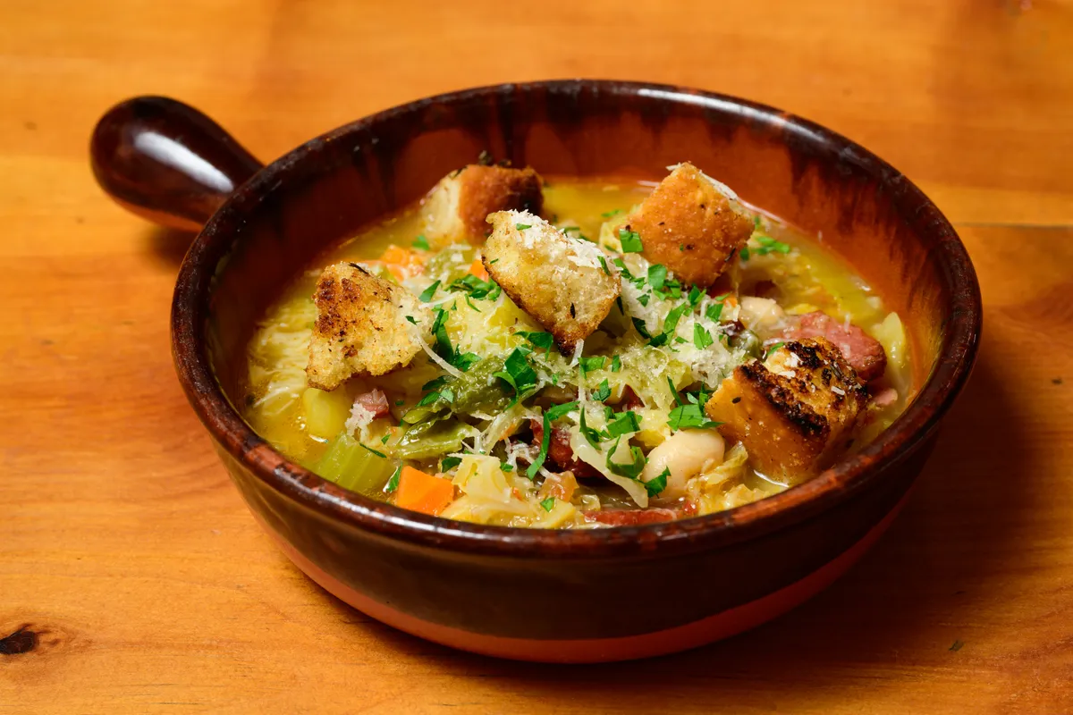 Ribollita Umbria jellemző étke