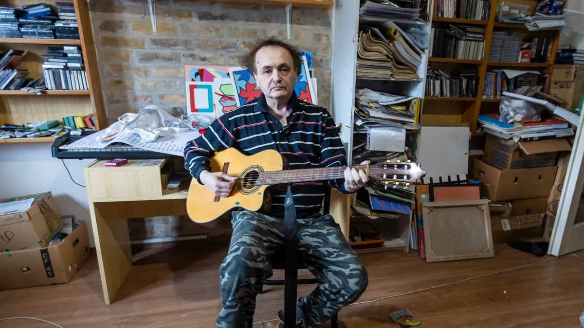 Galla Miklós nemrég az otthonába is beengedte a Borsot.