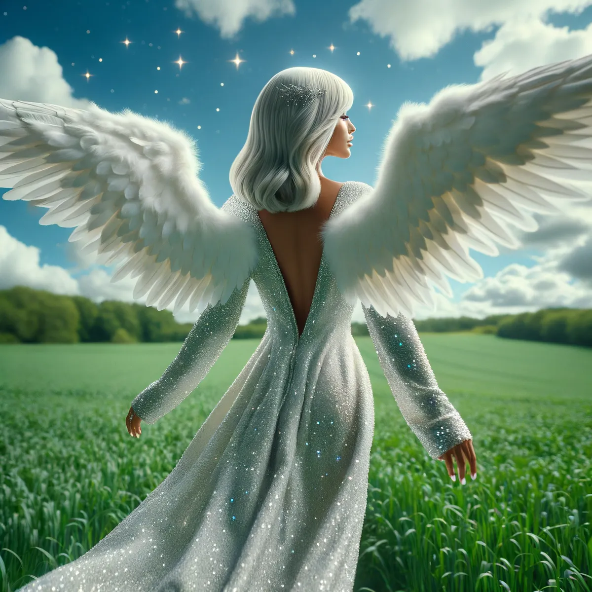 A B válaszok szerint az üzenet az őrangyalodtól.