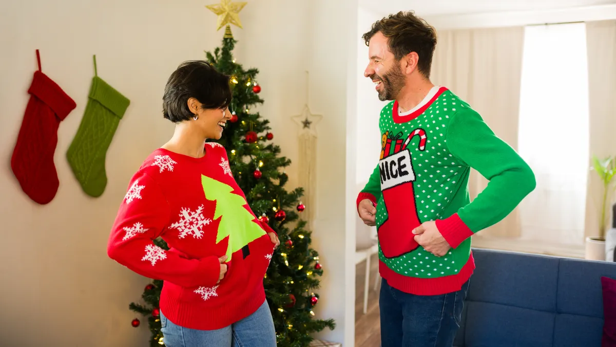 Csúnya karácsonyi pulcsik viselésének története