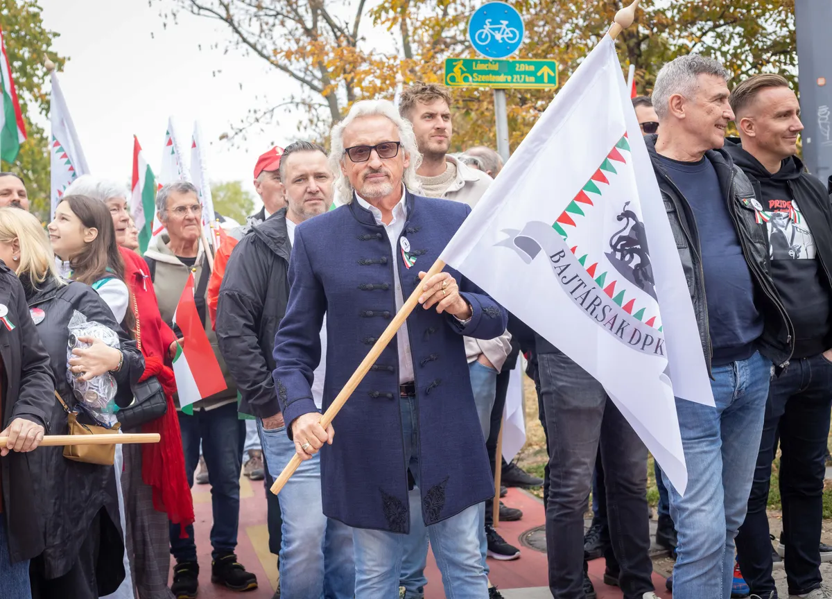Sasvári Sándor idén is eljött a Békemenetre