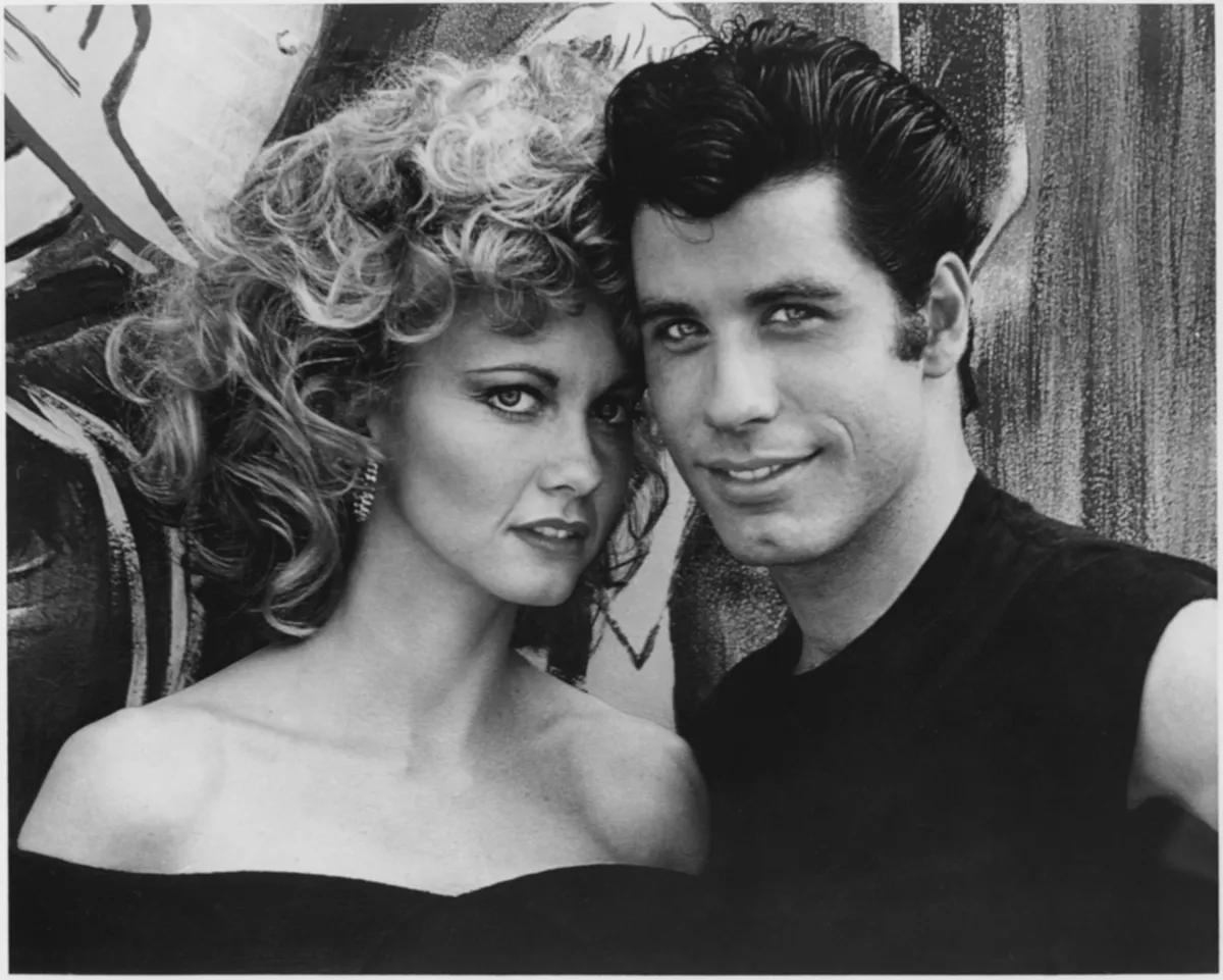 Olivia Newton-John, John Travolta, historical,