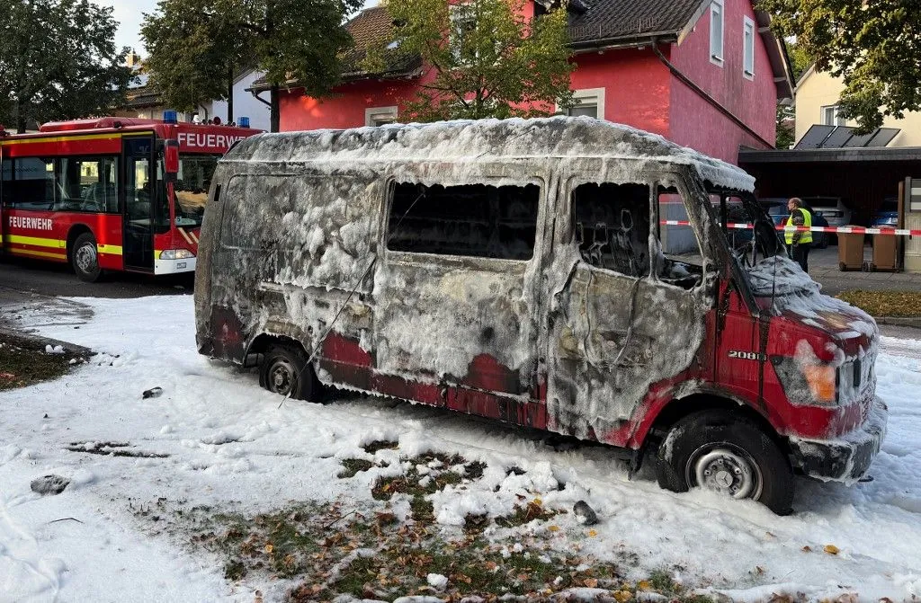 A Lerchenau városrészben, ahol robbanások és lövések zavarták meg a lakókat