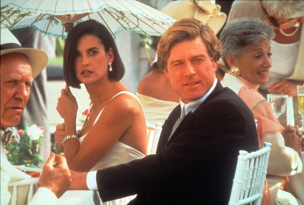 INDECENT PROPOSAL(1993)..DEMI MOORE,ROBERT REDFORD..IPR 013..DEMI MOORE,ROBERT REDFORD..When: 01 Jan 1993.Credit: Cover Images..**Editorial Use Only**
