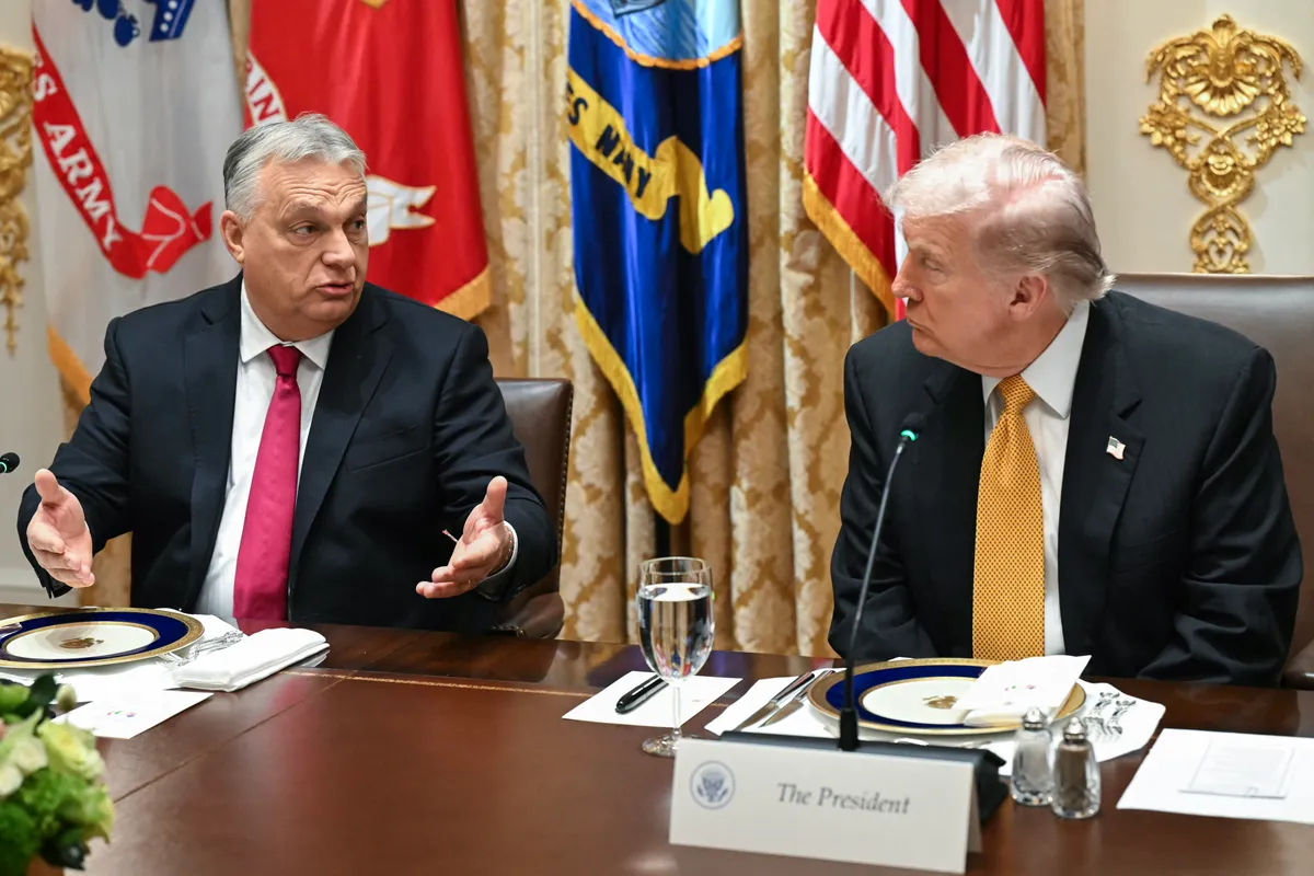 Orbán Viktor és Donald Trump közös sajtótájékoztatót tartott