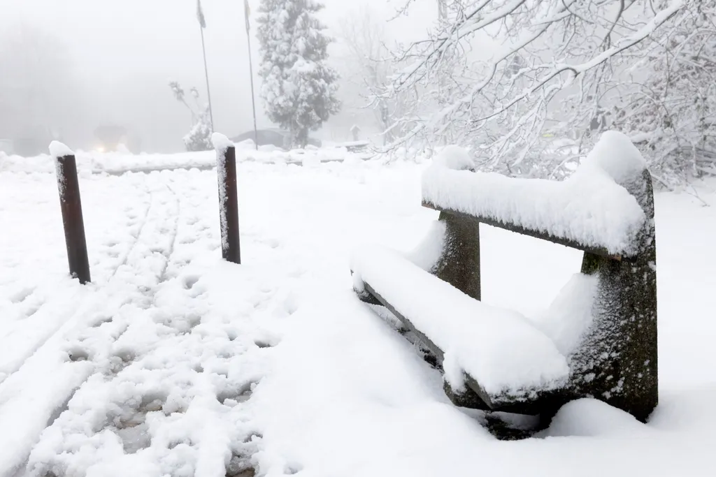 hó, havazás, november