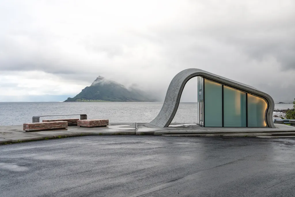 HZA nyilvános mosdója Norvégiában (Urredplassen)