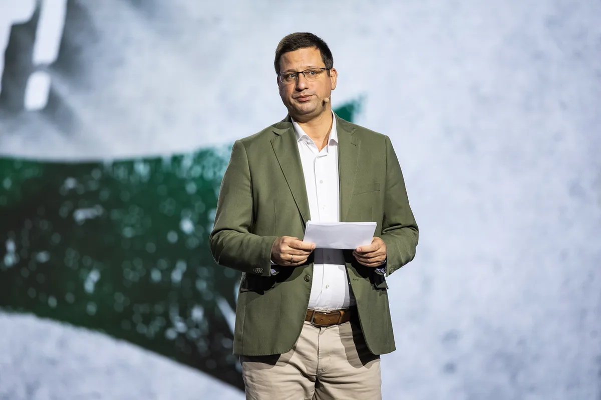 Háborúellenes Gyűlés, Nyíregyháza, 2025. 11. 29.
Gulyás Gergely