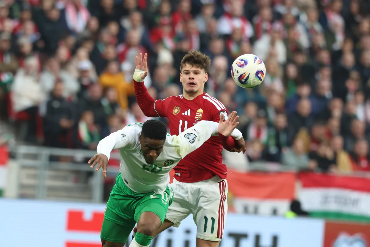 magyar-ír: Kerkez harca a labdáért