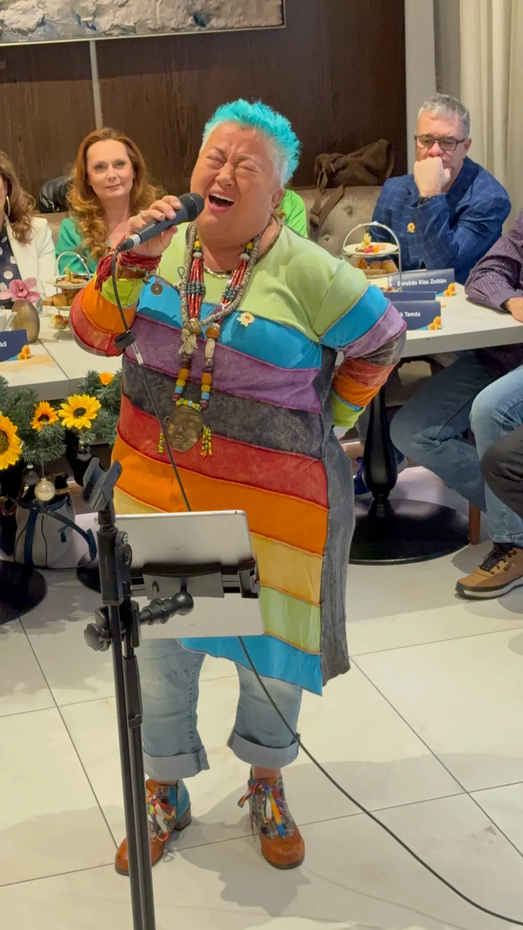 20251125 Budapest 
A Naptárlányok című színdarab sajtótájékoztatója 
A képen: Falusi Mariann 
fotó: Gábor Zoltán (GZ) 
MW Bulvár