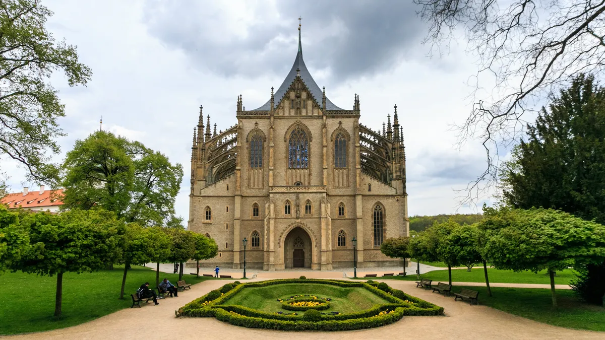 Kutná Hora, a híres csonttemplom.