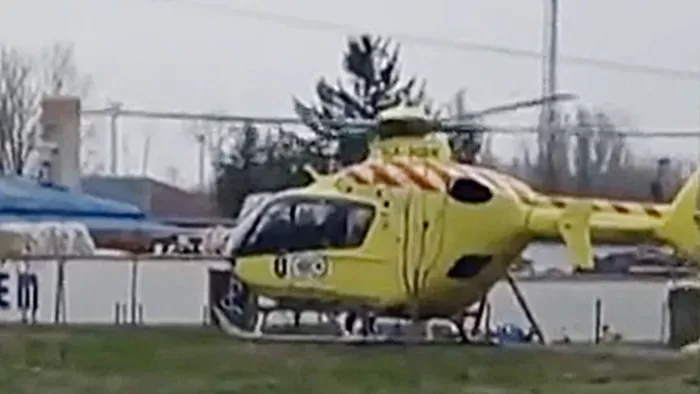 Pánik Dombóváron: mentőhelikoptert riasztottak egy munkáshoz