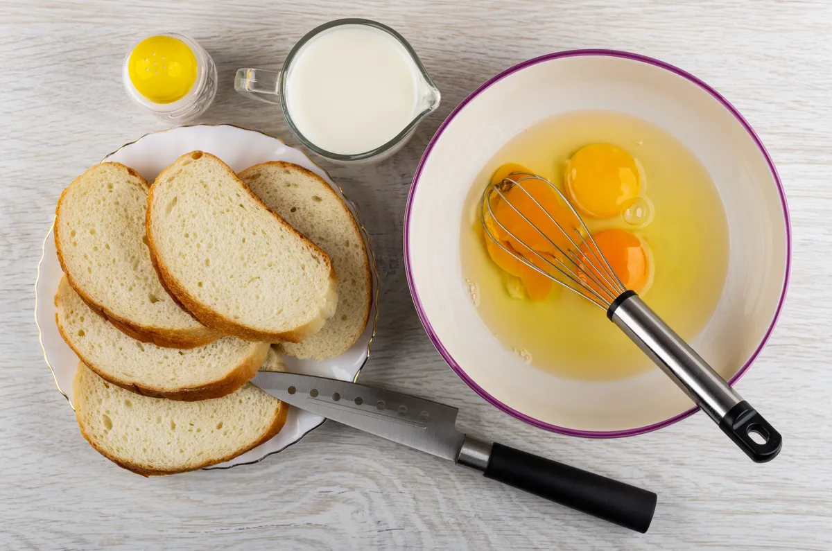 Diétás bundás kenyér recept hozzávalói