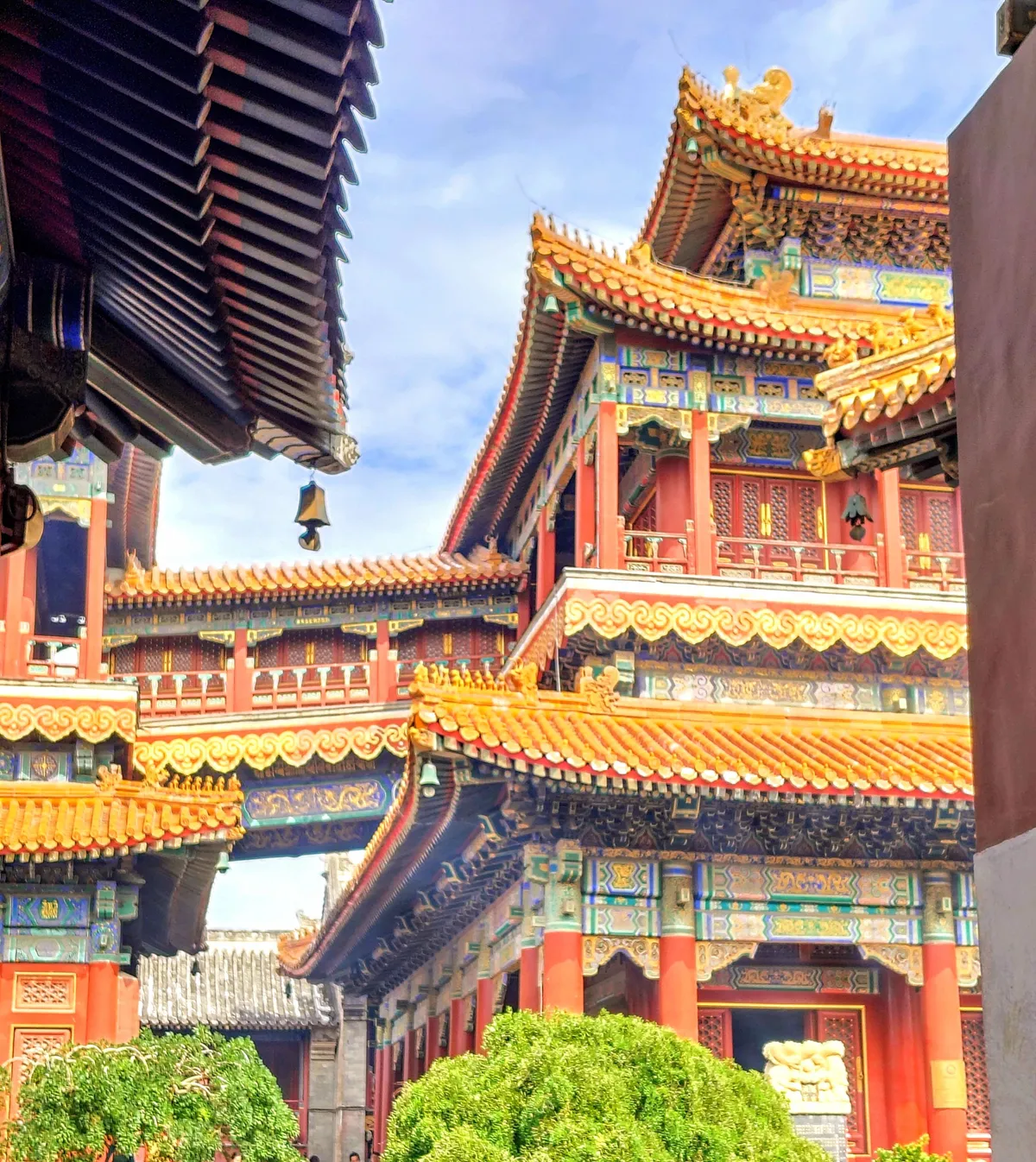 Kína legszebb helyei: a tradicionális építészeti stílus a régi templomokban tükröződik.