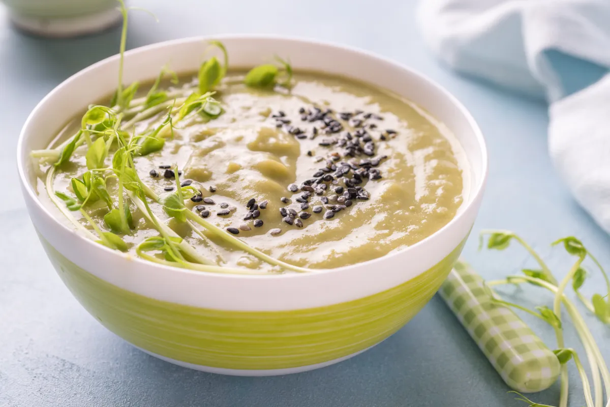 Csírák fogyasztása a levesdiéta közben feltétként krémlevesekre