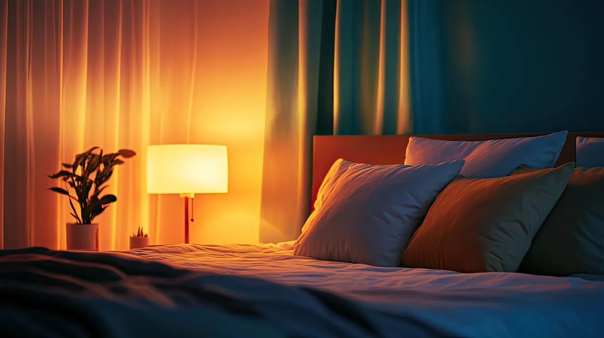 Szépen megvilágított szoba ahol harmonikus lesz az együttlét